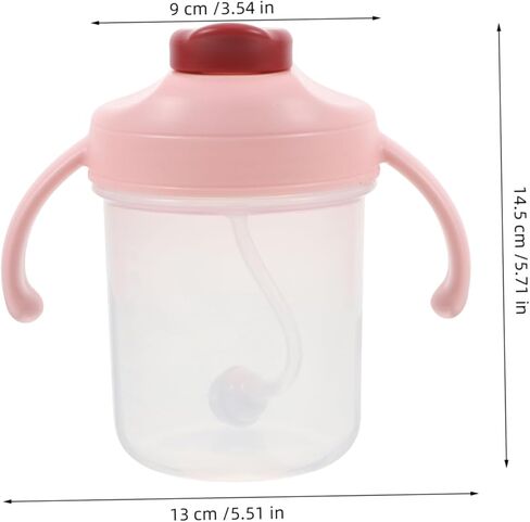SAFIGLE Elderly Cup with Weighted Straw and Two Handles -choke Drinking Cup for Pregnant and Postpartum Women for Hospital Use and Dysphagia Care in Saudi Arabia