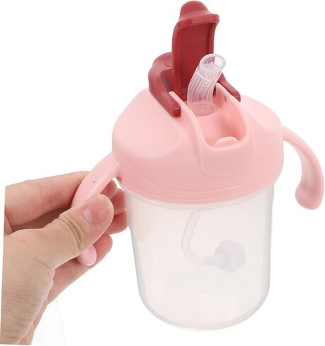 SAFIGLE Elderly Cup with Weighted Straw and Two Handles -choke Drinking Cup for Pregnant and Postpartum Women for Hospital Use and Dysphagia Care in Saudi Arabia