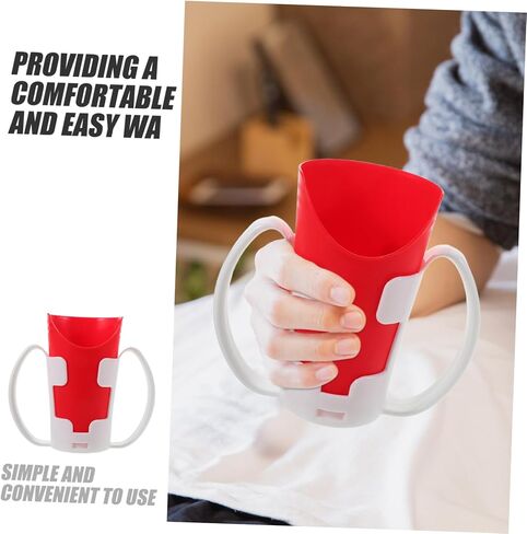 BESTYASH Elderly Water Cup No Spill Nosey Cup for Adults Cutout Design for Dysphagia in Saudi Arabia