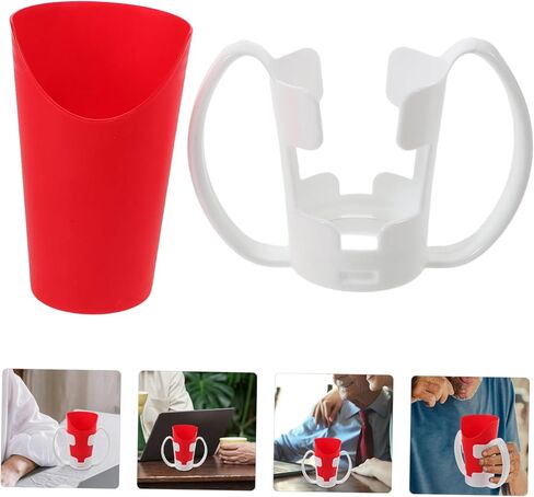 BESTYASH Elderly Water Cup No Spill Nosey Cup for Adults Cutout Design for Dysphagia in Saudi Arabia