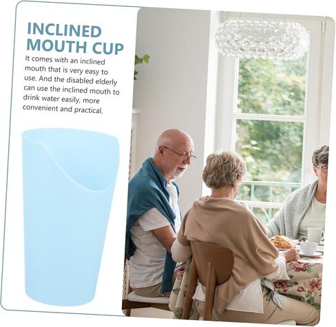 PartyKindom Disability Drink Cup Maternity Water Cup Inclined Spout Comfortable to Hold for Elderly in Saudi Arabia