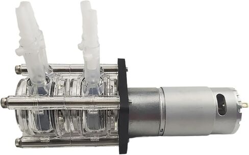 Peristaltic Pump, Water Pump, Dosing Pump, Dual Pump Head, 12V 24V DC(Silicone tube,12V) in Saudi Arabia