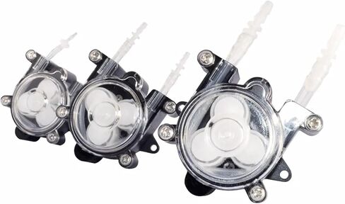 مضخة الجرعات التمعجية 6 فولت تيار مستمر، جهاز مياه صغير لمحرك خزان الأسماك 65 مل/دقيقة (كحد أقصى) 2X4 in Kuwait