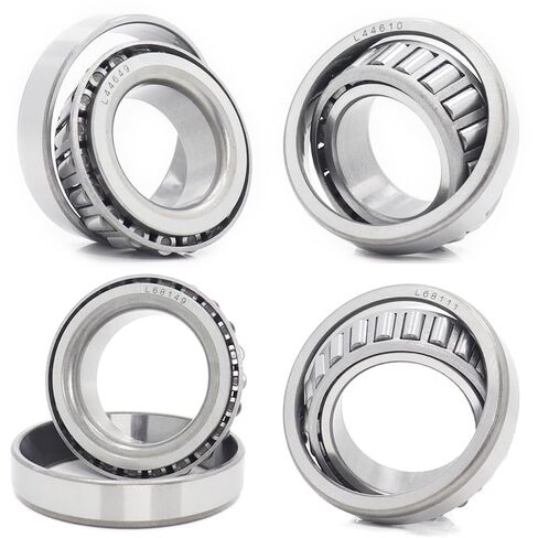 2 Set Fits for 1-3/8'' 1-1/16'' Axles Trailer Wheel Hub Bearings Kit, L44649/10 L68149/11, 171255TB Seal OD 1.719'', Dust Cover and Cotter Pin. in Saudi Arabia