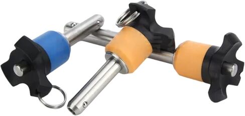 Locking Pins,1pc VCN120 Ejector Type Quick Release Pin, Ball Head Fastening Pin Boat Accessories, VCN120-6-100mm ( Color : Blue , Size : VCN120-12-35mm ) in Saudi Arabia