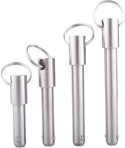 Locking Pins,1pc VCN115 Stainless Steel Quick Release Pin, Ball Head Fastening Pin Accessories, VCN115-12-55mm (Color : Model - Dia. - Length, Size : VCN115-10-45mm) in Saudi Arabia