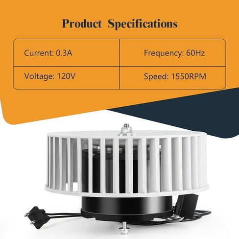 8663 Upgraded Bathroom Exhaust Fan Motor Replacement for NuTone Broan, Replaces OEM JA2B104N 97017705, Quiet Low Noise Blower Motor Compatible with 8673 8664RP 8814 8814R 8832 671RB 672RB in Saudi Arabia