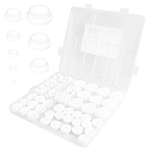 125 قطعة 8 أحجام من المقابس المطاطية للثقوب الدائرية 1 بوصة، 3/4 بوصة، 5/8 بوصة، 1/2 بوصة، 5/16 بوصة، 3/8 بوصة، 1/4 بوصة، 1/5 بوصة سدادات مطاطية سوداء للفتحات المطاطية السوداء لأسلاك السيارة والأثاث (أسود) in Kuwait