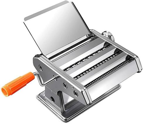 صانع المعكرونة والمعكرونة اليدوي | إعدادات قابلة للتعديل، شفرة قابلة للإزالة | مثالية للمنزل ومتجر المعكرونة in Kuwait