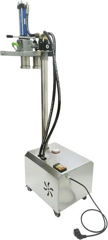 TECHTONGDA Hydraulic Pasta Maker Machine, Commercial Vertical Noodle Making Machine with Double Noodle Barrel & 5 Molds, Pasta Press Making Equipment in Saudi Arabia