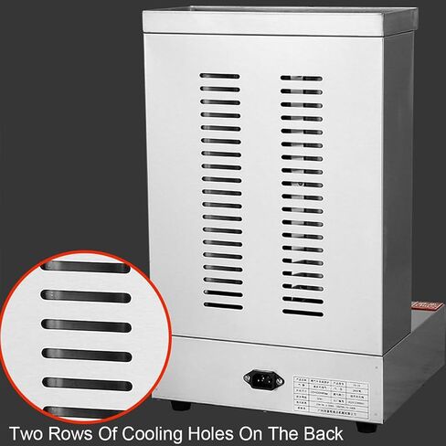 Doner Kebab Machine,Electric Auto-Rotate Kebab Grill with Spatula,3 Burners,Tempe Adjust 50-350℃,Uniform Heat,Commercial Vertical Broiler Gyro Meat Rotisserie in Kuwait