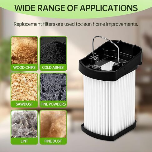 4-Pack Replacement Filters for Shark WANDVAC Cordless Hand Vacuum WV401, WV401BL, WV401PK, WV410BL, WV410PR, WV410GN, WV410TL, QV410QBL, Fabric Filter with Brush Compare to Part XFFWV400 in Saudi Arabia