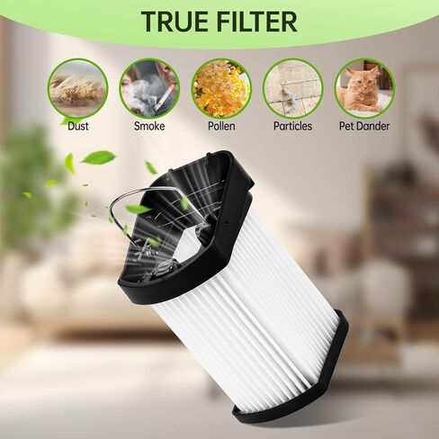 4-Pack Replacement Filters for Shark WANDVAC Cordless Hand Vacuum WV401, WV401BL, WV401PK, WV410BL, WV410PR, WV410GN, WV410TL, QV410QBL, Fabric Filter with Brush Compare to Part XFFWV400 in Saudi Arabia