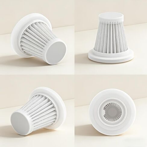 5-Pack Handheld Vacuum Filter, Non-Woven Fabric Replacement Filter, High-Efficiency Filtration Accessory, Household Handheld Vacuums, Ideal for Home and Car Use in Saudi Arabia