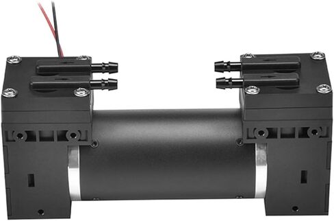 رؤساء مزدوج 11LPM -75KPa مضخة فراغ صغيرة DC فرش -165KPa مضخة هواء غشائية عالية الضغط in Kuwait