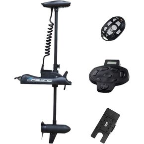 AQUOS Haswing CaymanB Bow Mount Trolling Motor with Wireless Remote & Wireless Foot Control, Quick-Release- 55 Lb. Thrust, 54 in. Shaft, Saltwater & Freshwater in Kuwait