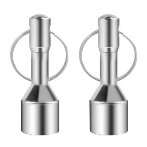 قطعتان من مفتاح مغناطيس الجيب مع مغناطيس قوي للغاية، أرض نادرة من النيوديميوم لاختبار المجوهرات، اختبار النحاس (15 مم - 2 عبوة) in Kuwait