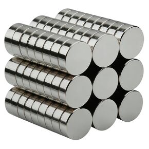 60 Pcs Small Strong Neodymium Magnets, 7x2.56 mm Tiny Disc Circle Magnets, Rare Earth Magnets for Refrigerator, Whiteboard, Tools, DIY, 3D Printing, Office, School in Saudi Arabia