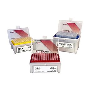 4116NS0-110LF أطراف Sharp Elite منخفضة الاحتفاظ، معقمة على رفوف، شفافة، متدرجة، سعة 10 ميكرولتر، حزمة من 4800 in Kuwait