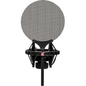 sE Electronics Isolation Pack with Integrated Metal Microphone Pop Filter & Microphone Shock Mount - Compatible with sE X1 Series or sE2200 Series Mics in Kuwait