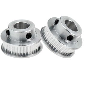 GT2 Timing Pulley 42/48Teeth Bore 5-12.7mm Belt Width 6/10mm 1Pcs(6.35mm,48Teeth-1pcs,Slot Width 11mm) in Kuwait