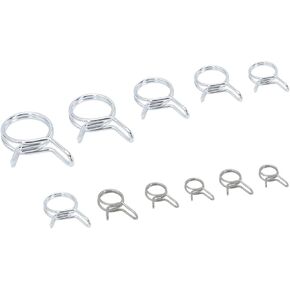 150 قطعة من مشابك لفائف خرطوم الأسلاك المزدوجة، مشابك أنابيب مياه قابلة للتعديل لأنابيب Φ5-φ14، تجهيزات أنابيب من الدرجة الصناعية لتطبيقات السباكة والري in Kuwait