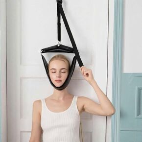 Neck Stretcher Cervical Traction - Over-The-Door Neck Traction for Home Use, Portable Neck Stretcher for Neck Pain Relief Home Physical Therapy in Saudi Arabia