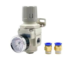 1Pcs Air Pressure Regulator Valve AR2000-02 Treatment Unit Air Compressor Pressure Reducing(EU Fitting) in Kuwait