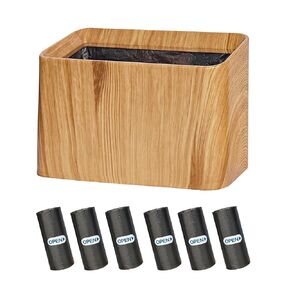 Mini Trash Can for Desk(0.5Gal/2L),Tiny Countertop Trash Can (with 90 Bags),Small Office Desktop Garbage Cans,Tabletop Waste Basket with Open Top,Mini Trash Bin for Bedroom,Vanity,Car in Saudi Arabia
