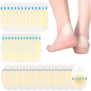 36PCS Hydrocolloid Blister Bandages – Waterproof Gel Cushions Pads for Blister Prevention & Relief, Feet & Toes Blister Prevention & Recovery (Variety Pack) in Kuwait