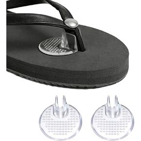 1 Pairs Silicone Thong Sandal Toe Protectors Non-Slip Flip Flop Gel Toe Guards Cushion Pain Prevention Cushions Between Toe Pad Gel Sandal Shoe Toe Insert for Sandals Slippers Clear in Kuwait
