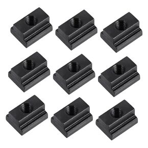 Luxshiny 10Pcs Slot Nuts for Industrial Frame Carbon Steel Nut with Oxide Coating and Fasteners for Truck Bed Rails in Kuwait