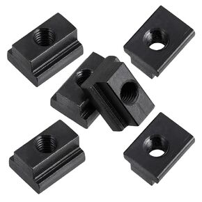 Veemoon 10Pcs Slot Nuts Nut Block Steel for Truck Bed Deck Rails Sliding Nut Fasteners for Connecting Profiles Professional Design for Industrial in Kuwait