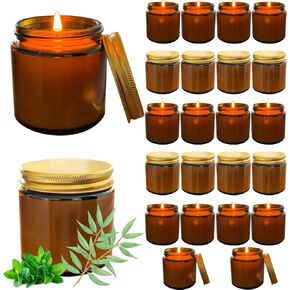 24 Pcs 4 Oz Mini Soy Candles,Coffee Scented Candles Set,Bulk Aromatherapy Candle,Great Stress Relieving Scented Candle for Girls as a Gift for Birthdays, Weddings and More! in Kuwait