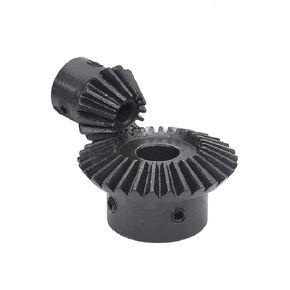 Single 1.5 Module Bevel Gear 1:2 30/40Teeth 45# Steel Bore 5-20mm Mechanical Transmission 1Pcs(19mm,40 Teeth) in Kuwait