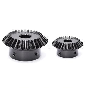 Bevel Gear 2M 20/25/30 Teeth 45# Steel 1:1 90 Degree Angle Steel Gear Bore 8-25mm 1Pcs(12mm,30 Teeth-1pcs) in Kuwait