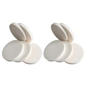 10 قطع صفائح مستديرة من سيراميك الألومينا قطر 25 مم، قرص دائري سيراميك عازل مناسب للاستخدام في المختبرات والآلات، سمك 1 مم (سمك 0.5 مم) in Kuwait