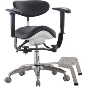 كرسي أسنان ديناميكي من النوع الجديد Microsope يتم التحكم فيه بالقدم من جلد البولي يوريثان مع مسند للذراعين SDS-FC1 in Kuwait