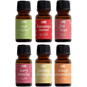 CANDECraftCo Premium Fragrance Oil Bundles – Diffuser Oils Fragrances Scented for Home, Candle Soap Making Supplies, Aromatherapy Blends for House (Fruity, 6-Pack) in Kuwait