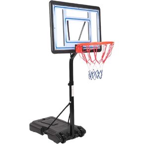 FCH Poolside Basketball Hoop, Adjustable Height 45"-53" Swimming Pool Basketball System with 32" X 23" PVC Backbord 2 Basketball Nets for Both Teens and Adults in Saudi Arabia