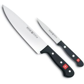 WÜSTHOF Gourmet طقم سكاكين الشيف مكون من قطعتين، أسود in Kuwait