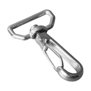 قطب العين الترباس يستقر، 6PCS الفولاذ المقاوم للصدأ قطب الربيع مشبك عالمي D حلقة الكلب المقود يستقر هوك الثقيلة حزام المفاجئة هوك للحزام، والأشرطة، والأسلاك، والحبال، والياقات الحيوانات الأليفة in Kuwait