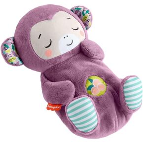 Fisher-Price Baby Toy Soothe ‘n Snuggle Purple Monkey Plush Portable Sound Machine with Breathing Motion & Lights for Newborns Ages 0+ Months in Saudi Arabia