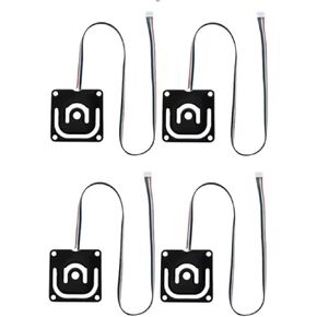 4 قطعة لـ Creality K1 MAX Strain Gauge_34x34_928DAD-240-التعرض للثقب الكهربي الأبيض-سلك مقاوم للحرارة in Kuwait