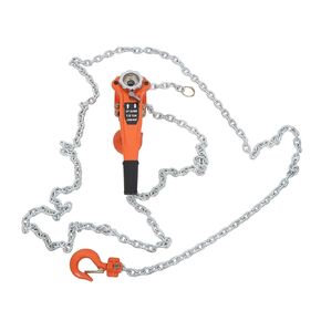 waltyotur Manual Lever Chain Hoist, 1-1/2 Ton (1.5T) 3300 lbs Capacity 20 FT Come Along, Auto Chain Leading & 360° Rotation Hook G80 Galvanized Carbon Steel with Weston Double-Pawl Brake in Kuwait