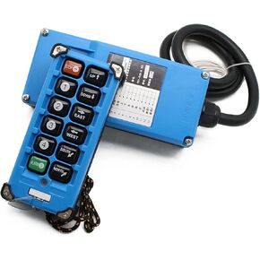JDIME F21-E1B 2S E2B-8 AC 220V 110V 380V 36V DC 12V 24V Wireless Industrial Remote Controller switches Hoist Crane Control Lift Crane(F21-2S,DC 24V) in Kuwait