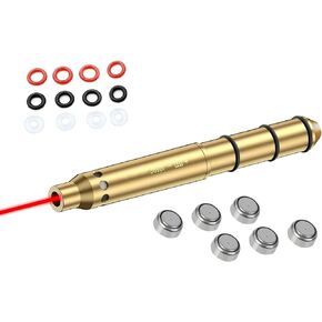 GOTICAL Red Dot Laser Boresighter، 38 Special، 9mm، 380 ACP، 357 Magnum، و357 SIG، نهاية برميل النقطة الحمراء، مشهد لمسدسات البندقية in Kuwait