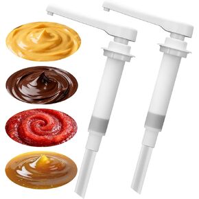 مضخات بديلة لموزع الصلصة العالمية مكونة من قطعتين - تناسب سخانات 2.2 Qt، 2.6 Qt، 2.8Qt، 4.3Qt، 4.6Qt، 7.4Qt، 7.6Qt - درجة الغذاء لجبن الناتشو والحلوى الساخنة in Kuwait