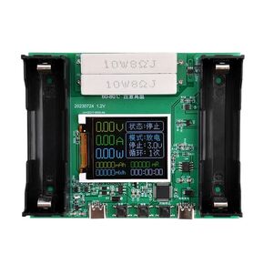 Type-C port 18650 capacity internal resistance tester DIY detection level module (4slot TFT) in Saudi Arabia