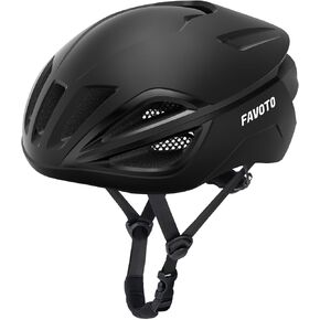 Favoto Adult Bike Helmet for Men & Women, Lightweight Cycling Helmet with Adjustable Fit, Sleek Streamlined Design, Road Commuter & Mountain Riding in Kuwait